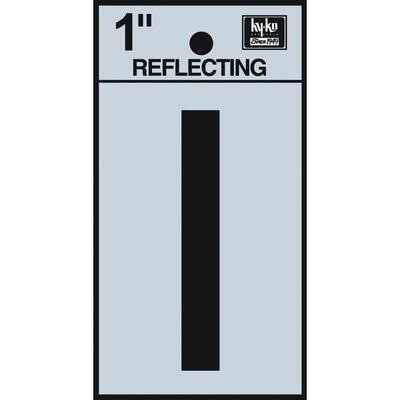  Hy-Ko Reflective Adhesive Letter I 1 Inch  1 Each RV-15-I