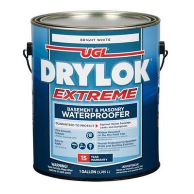Drylok Extreme Latex Base Masonry Waterproofer 1 Gallon  White 1 Each 28613: $197.92