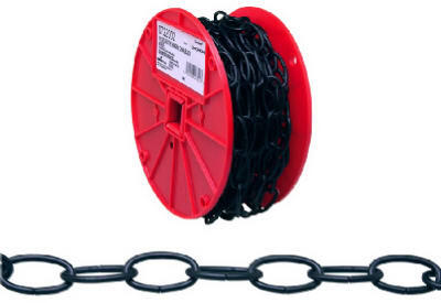  Campbell  Decorative Spool Chain 40 Foot  Black 1 Foot 722002: $4.56