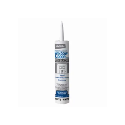 SILICONE CAULK IN/OUT WHT 9.