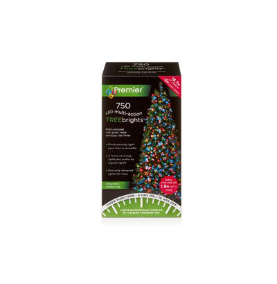Premier Christmas Treebrights Led 750 With Timer Multi Colored 1 Each