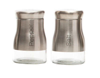  Sabichi Glass Salt And Pepper Set  1 Set 102546