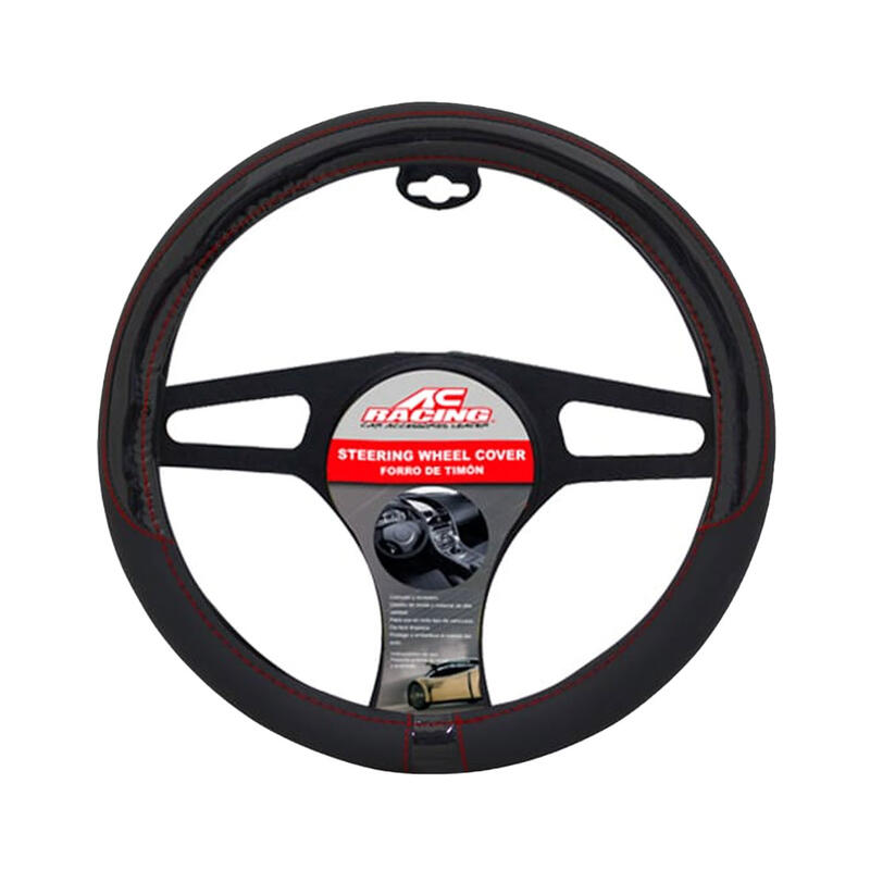 AC Racing Steering Wheel Cover Black and Red 1 Each ACSWC-47001 | M&C ...