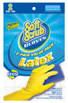  Soft Scrub  Reusable Premium Latex Gloves  2 Pack 12321-26
