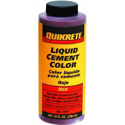  Quikrete Liquid Cement Color 10 Ounce Red 1 Each 1317-03: $40.52