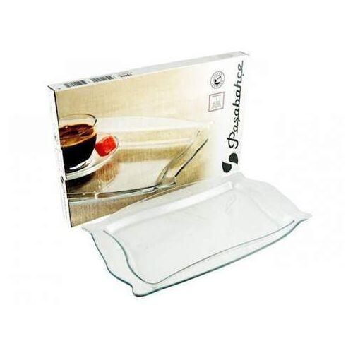  Pasabache Borcam Glass Flat Platter Plate 34x22cm 1 Each 748-10488