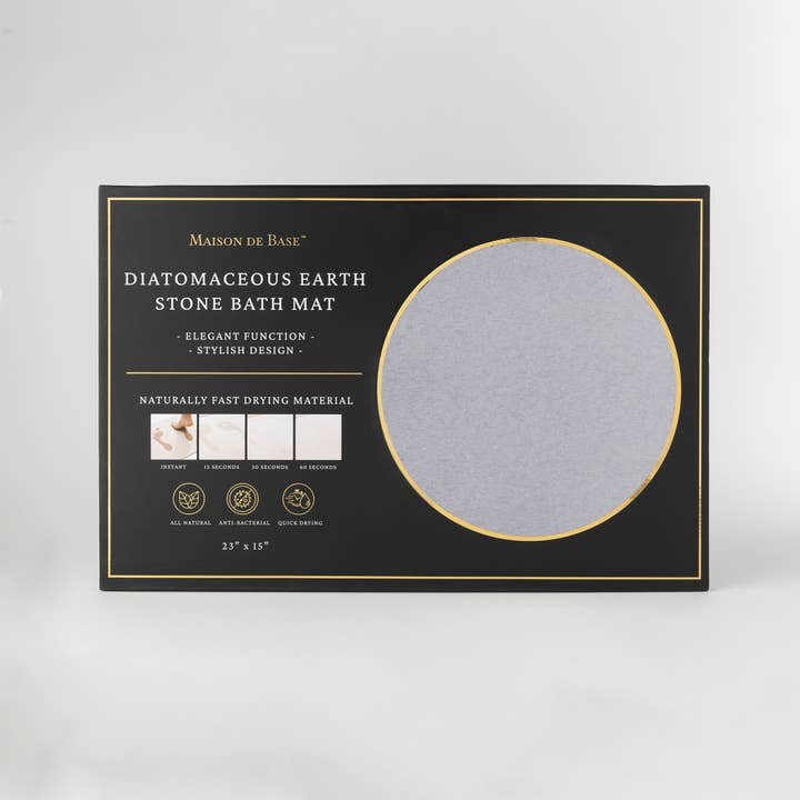 SMOOTH BATH MAT GREY