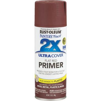 Rust-Oleum Painter's Touch Flat Spray Paint 12oz Red 1 Each 249086