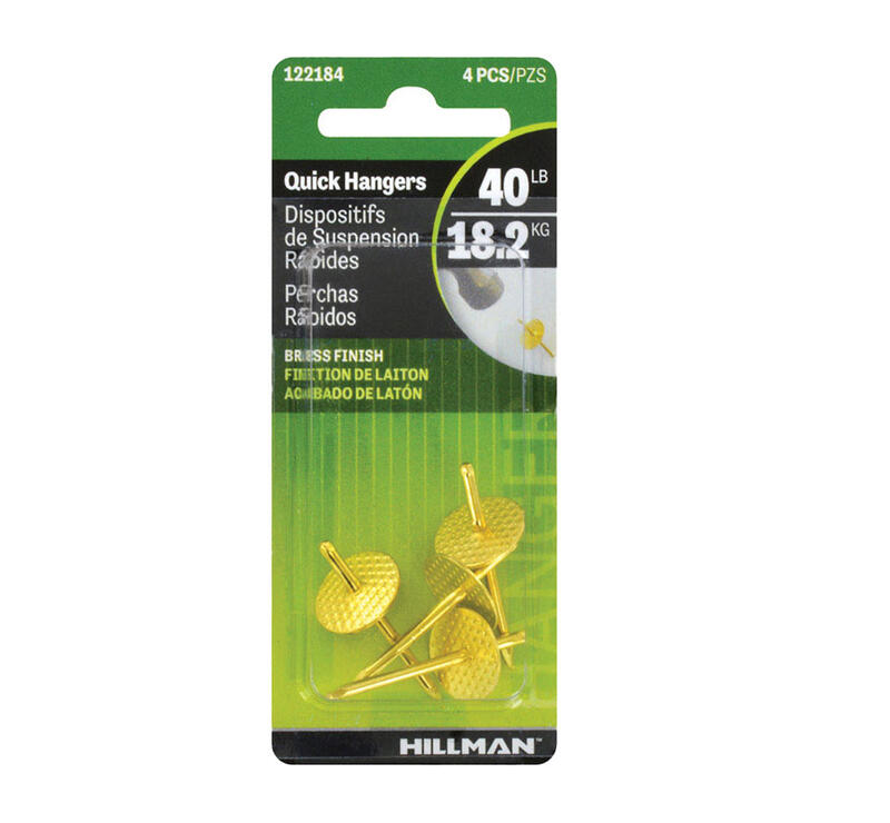  Hillman Quick Hanger 40 Lbs  4 Pack  122184