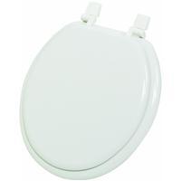  Home Impressions  Round Wood Toilet Seat  White 1 Each WMS-17-R1