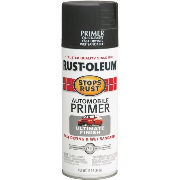 Rust-Oleum Auto Paint Primer Spray Paint 12oz Dark Gray 1 Each 2089-830