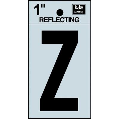  Hy-Ko Reflective Adhesive Letter Z 1 Inch  1 Each RV-15/Z