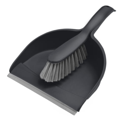 DUSTPAN /BRUSH SET GREY