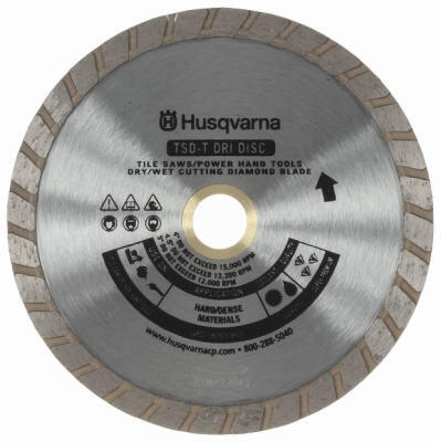  Husqvarna Turbo Rim Diamond Blade 4 Inch  1 Each 542761416