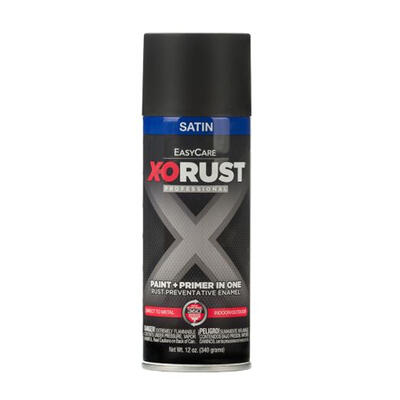 Professional Rst Prevent Enml Spray Paint 12oz Satin Black 1 Each XOP18