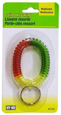 COILED KEY RING MULTI
