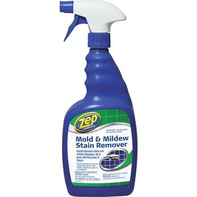 Zep Commercial Mold And Mildew Stain Remover  32oz 1 Each ZUMILDEW32