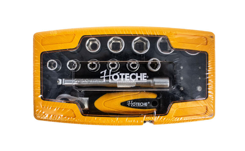 Hoteche Drive Metric Socket Set 25 Piece 1/4 Inch 1 Set 202102