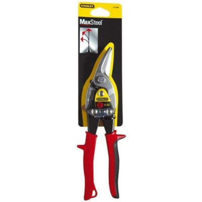  Stanley  Left Cut Aviation Snips 8 Inch  Red  1 Each 14562