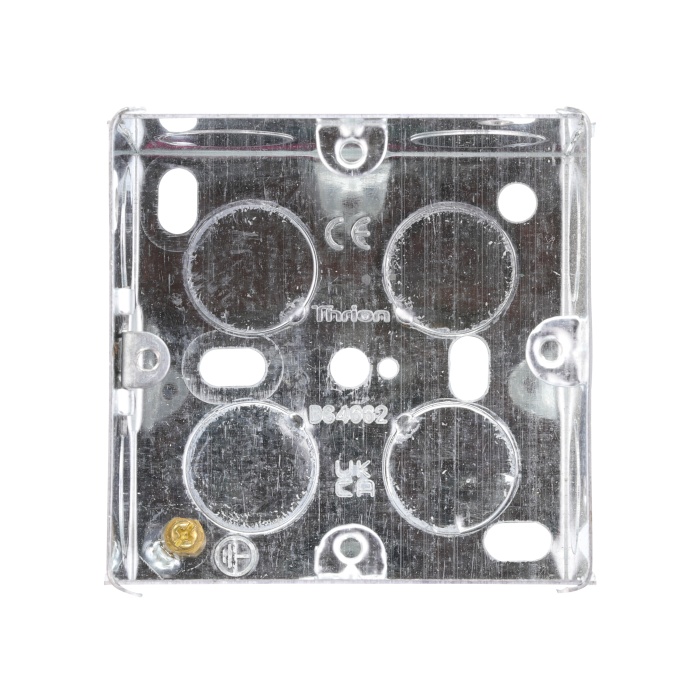 1 GANG GALV FLUSH BOX 47MM