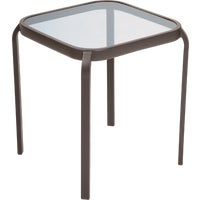 GLASS SIDE TABLE