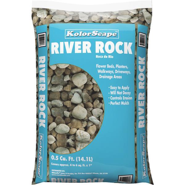 Kolorscape River Rock 0.5 Cubic Foot 1 Each 40200451 | M&C Home Depot