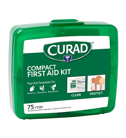 Curad Compact First Aid Kit 75 Piece 1 Set CURFAK200RB