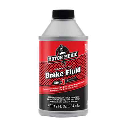  Motor Medic  Dot 3 Brake Fluid  12 Ounce 1 Each M4412