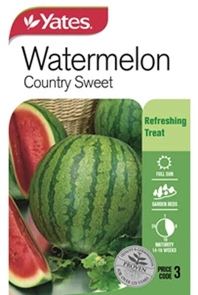  Yates Watermelon Country Sweet  1 Each 33690