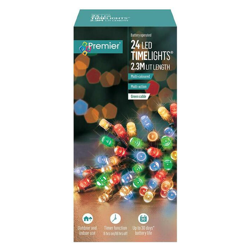 Premier Christmas Supabrights Led 240 Multi Colored 1 Each