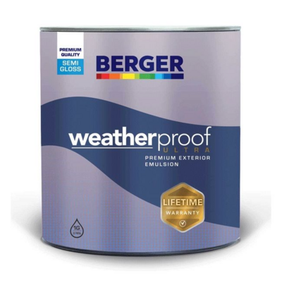Berger Weatherproof Semi Gloss Emulsion Ultra Deep Base 1 Gallon P114962