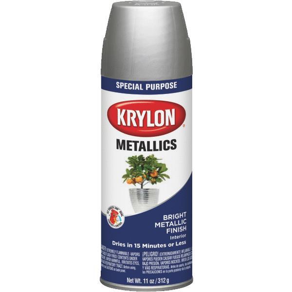 Krylon Metallic Flat Spray Paint 11oz Dull Aluminum 1 Each 1403