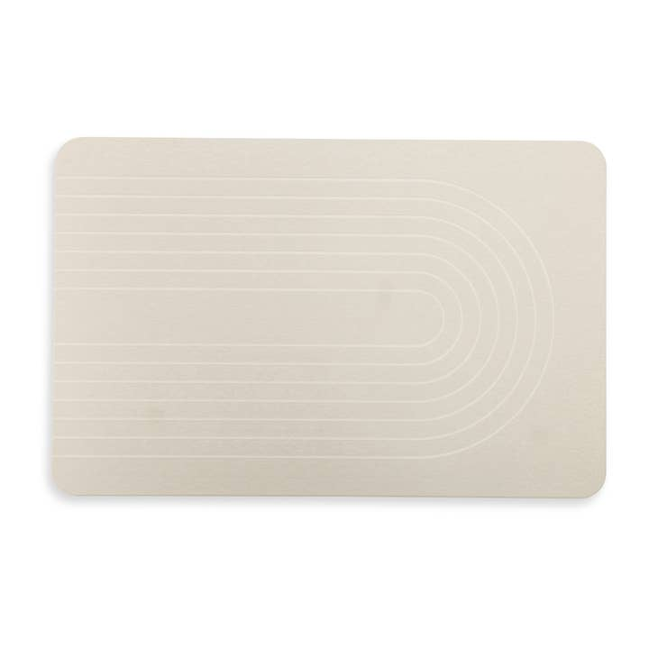 DIATOMITE BATH MAT WHITE