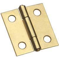  National  Tight Pin Narrow Hinge 1-1/2 Inch  Brass 1 Each N146068