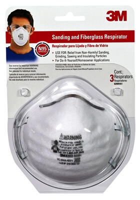  3M Sanding And Fiberglass Respirator 1 Each 8200HA1-A 8200H3-DC