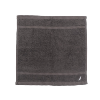 NAUTICA FACE TOWEL 13X13 D.GRY