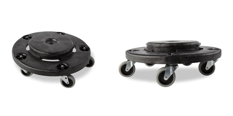 Rubbermaid Brute Trash Can Dolly Black 1 Each FG264000BLA