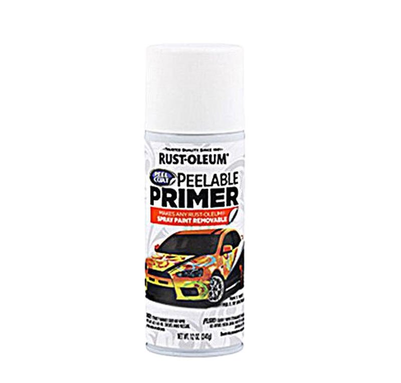 Rust-Oleum Peel Coat Automotive Primer Spray Paint 12oz White 1 Each 304611