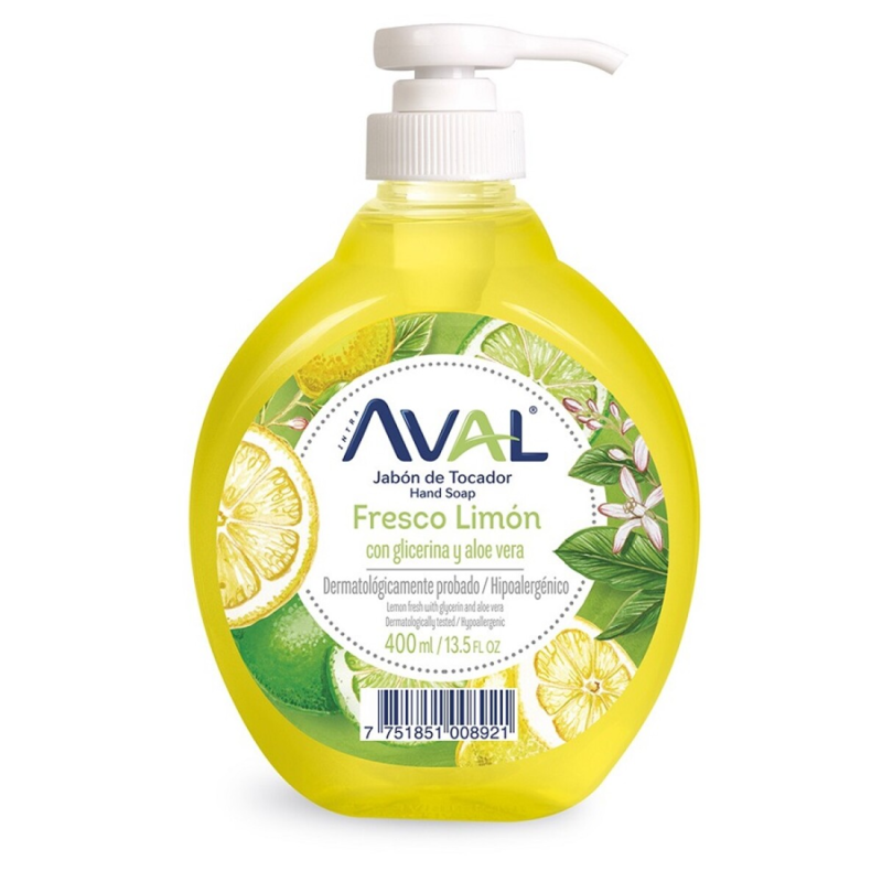 AVAL HANDWASH LQ LEMON 400ML