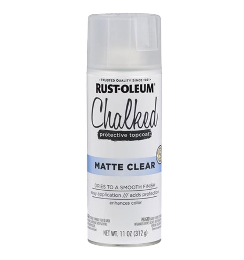 Rust-Oleum Chalked Ultra Matte Spray Paint 11oz Clear 1 Each 302599