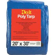  Do It Best Medium Duty Poly Tarp 20x30 Foot Blue Woven 1 Each 736228: $232.29