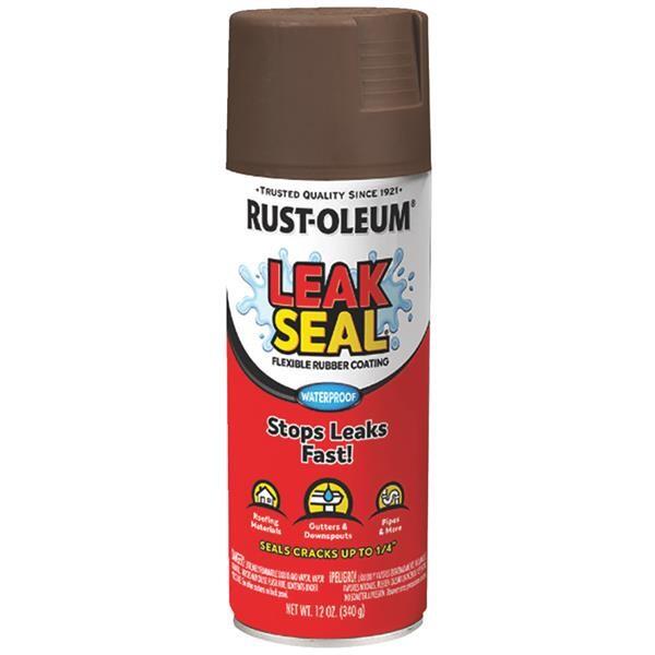 Rust-Oleum Flexible Rubber Coat Spray Paint 12oz Brown 1 Each 267976