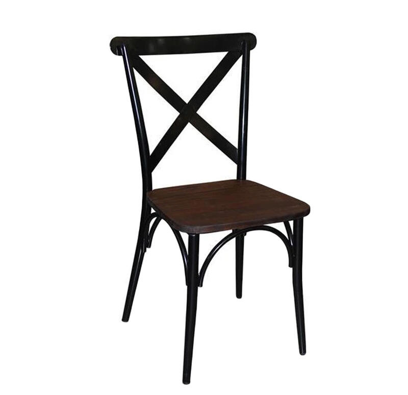  SoHo Crossback Chair Black 1 Each P1910-0016