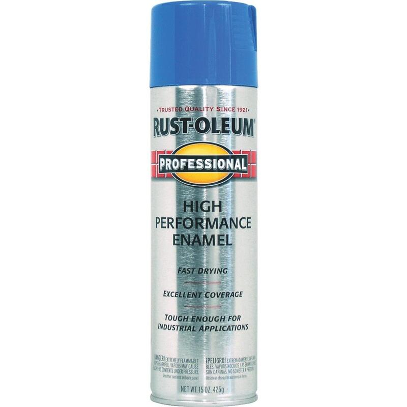 Rust-Oleum Gloss Enml Spray Paint 15oz Safety Blue 1 Each 7524-838