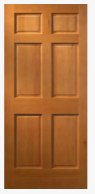  Jeld-Wen Door Hemlock 6 Panel 36 Inch 1 Each F1556