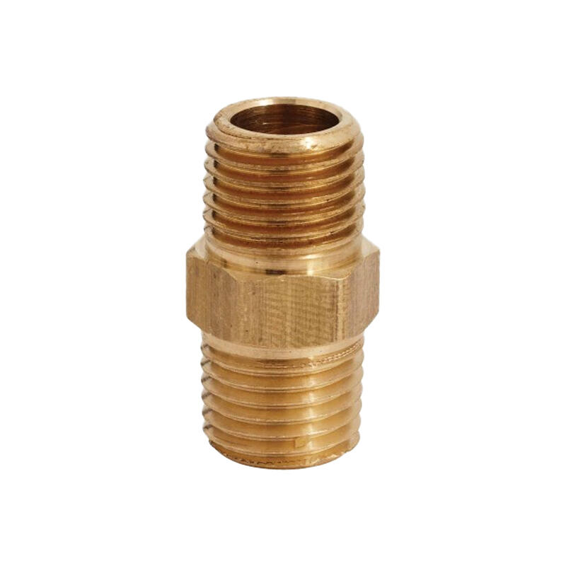  Milton  Nippler Coupler  1/4 Inch  Brass  1 Each S-646