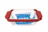 Anchor Truefit Glass Baking Loaf Dish With Lid 1.5 Quart Cherry 1 Each 91961: $41.28