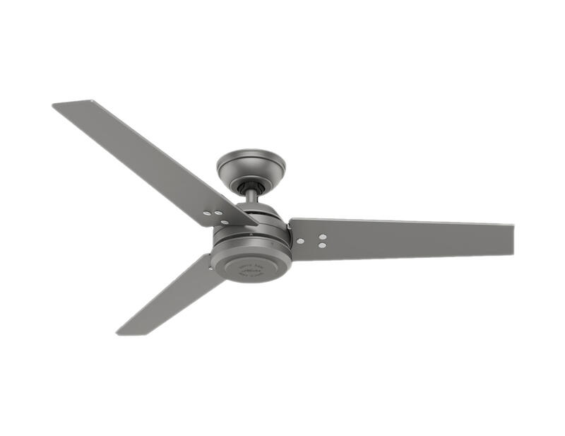 Hunter Fan Ceiling Fan Protos 52 Inch Matt Silver 1 Each 50622