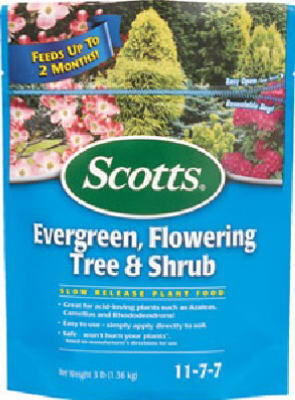  Scott's  Evergreen Flowering Tree And Shrub Food 3 Lb  1 Each 1009101