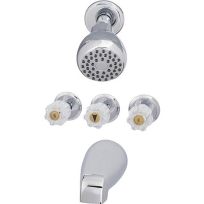  Home Impressions  Knob Tub And Shower Faucet  Chrome  1 Each F3010505CP